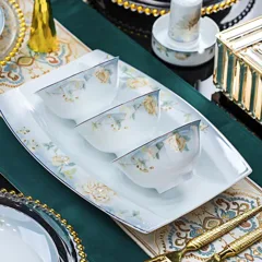 58头喜上眉梢餐具（白瓷） · 8