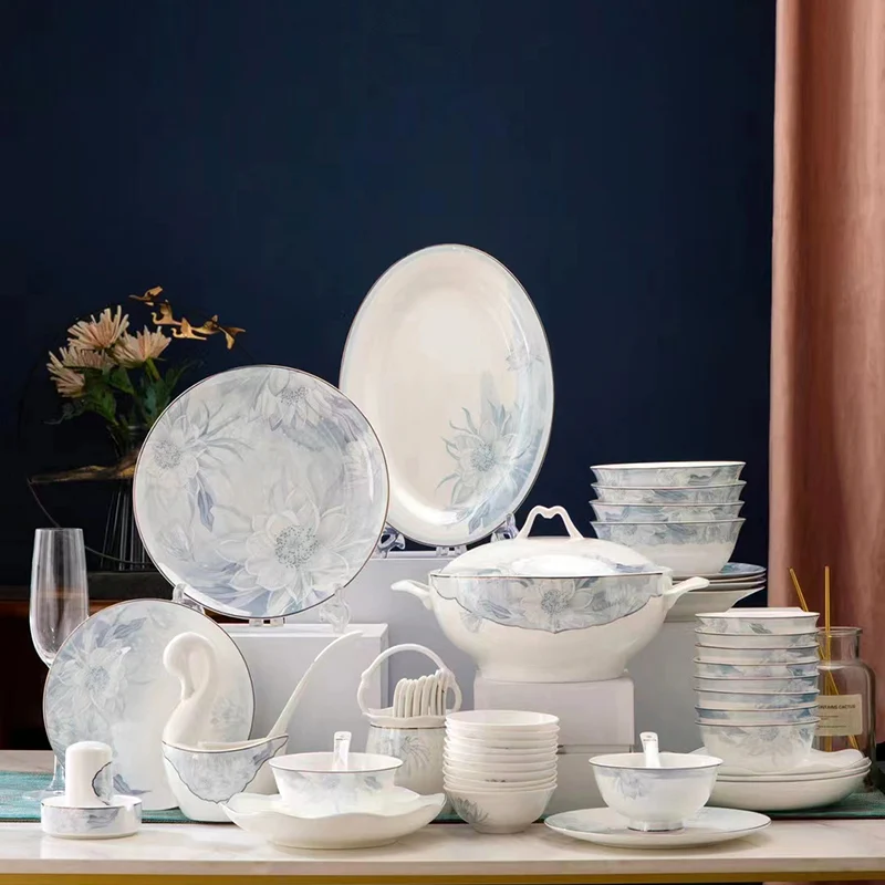 62头·夜魁骨瓷餐具