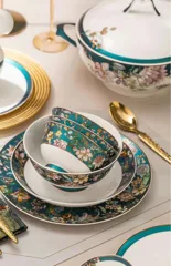 62头金边莺啼花开骨瓷餐具 · 7