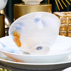 58头柿柿如意餐具（白瓷） · 4