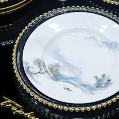 56头白瓷江湾人家餐具 · 5