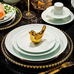 58头青釉罗马风情餐具（白瓷） · 5