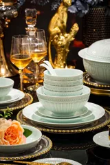 58头青釉罗马风情餐具（白瓷） · 7