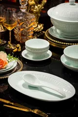 58头青釉罗马风情餐具（白瓷） · 8