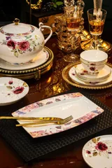 70头描金玫瑰骨瓷餐具 · 8
