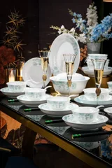 60头花开时节餐具（玉泥白瓷） · 6