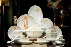 60头倩影流光高温玉瓷餐具 · 1