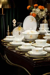 60头倩影流光高温玉瓷餐具 · 2