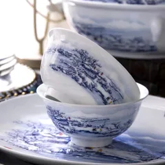 58头雪景（釉中彩-白瓷） · 3
