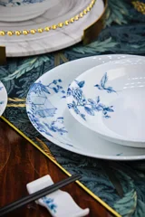 56头春风得意青花餐具 · 4