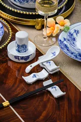 56头青花瓷人间富贵餐具 · 7
